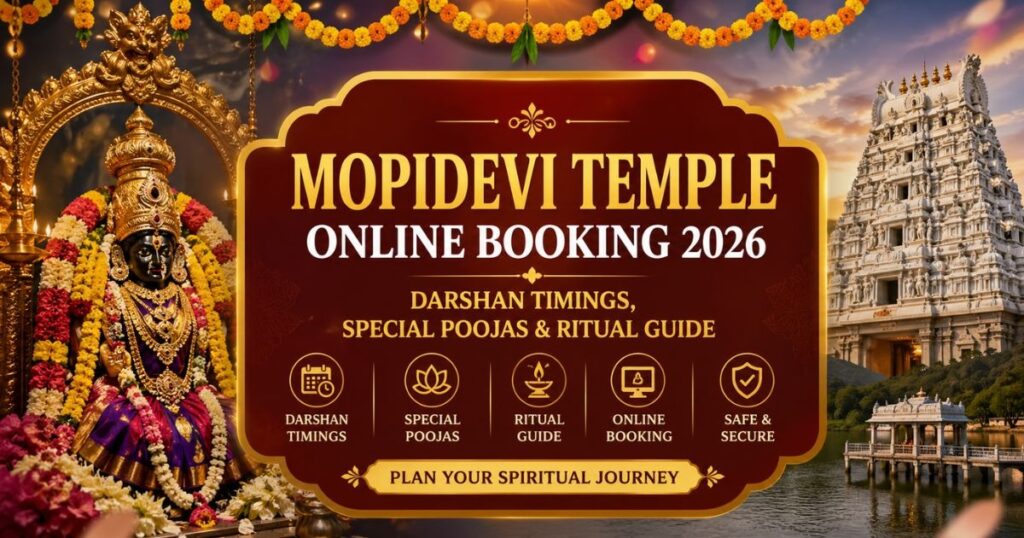 Mopidevi Temple Online Booking 2026: Darshan Timings, Special Poojas & Ritual Guide
