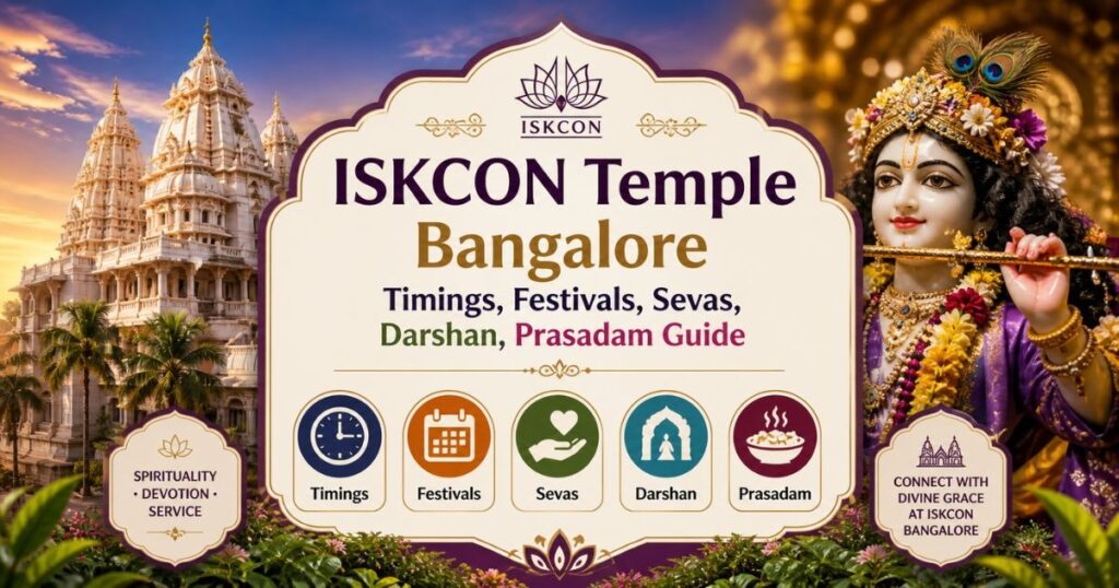 ISKCON Temple Bangalore Timings, Festivals, Sevas, Darshan, Prasadam Guide