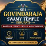 Sri Govindaraja Swamy Temple Tirupati Darshan Timings, Sevas & Annaprasadam
