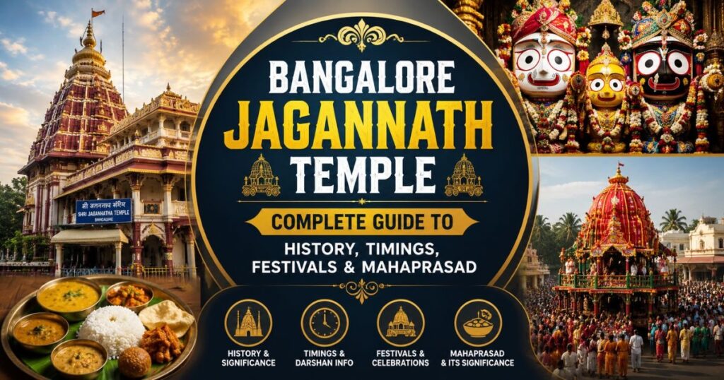 Bangalore Jagannath Temple: Complete Guide to History, Timings, Festivals & Mahaprasad