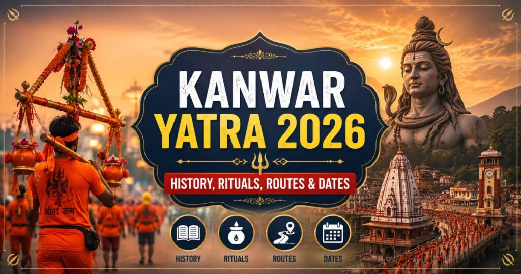 Kanwar Yatra 2026: History, Rituals, Routes & Dates | Tour My India